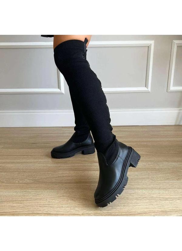 Damannu Shoes - Bota Over Jordana Preto Preto 7