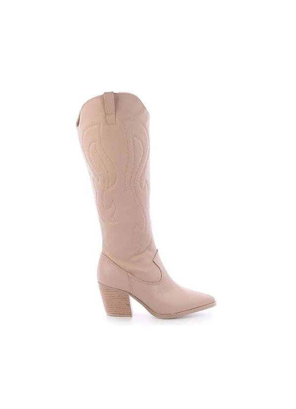 Damannu Shoes - Bota Western Annika Amendoa Bege