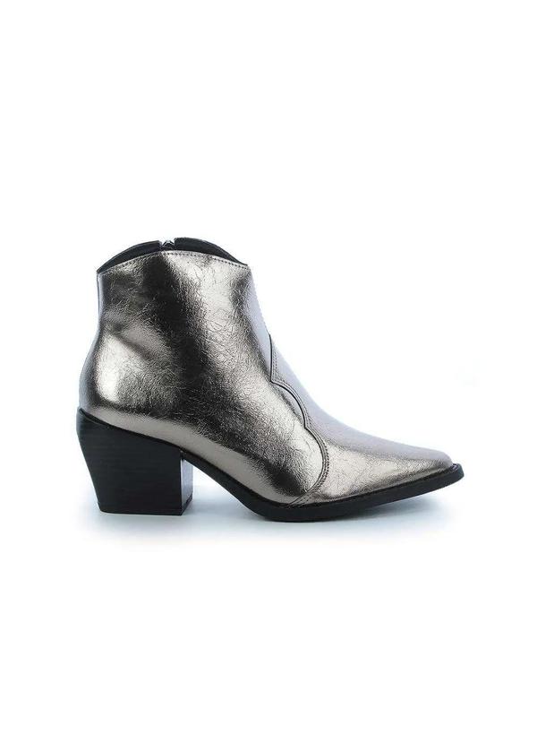 Damannu Shoes - Bota Western Stefany Pewter Prata