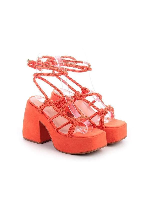 Damannu Shoes - Sandália Lorena Tangelo Laranja 6