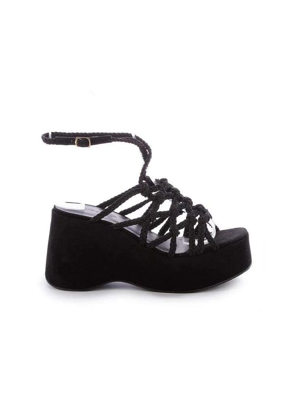 Damannu Shoes - Sandália Manu Preto Preto 2