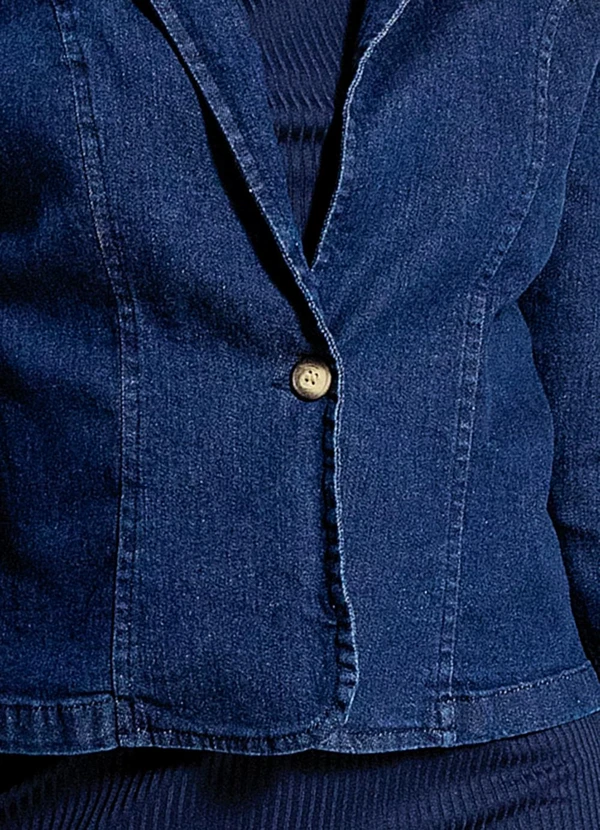Rosalie - Casaco Jeans Azul Escuro em Jeans 5