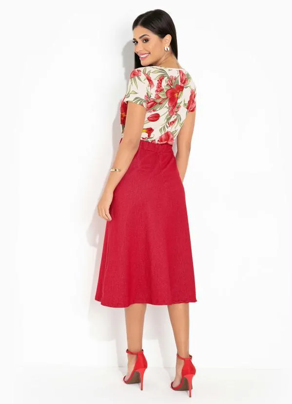 Rosalie - Blusa Floral Branca 5