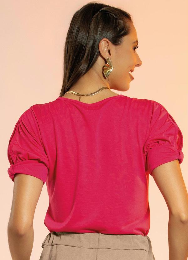 Rosalie - Blusa Pink em Malha Flamê 2