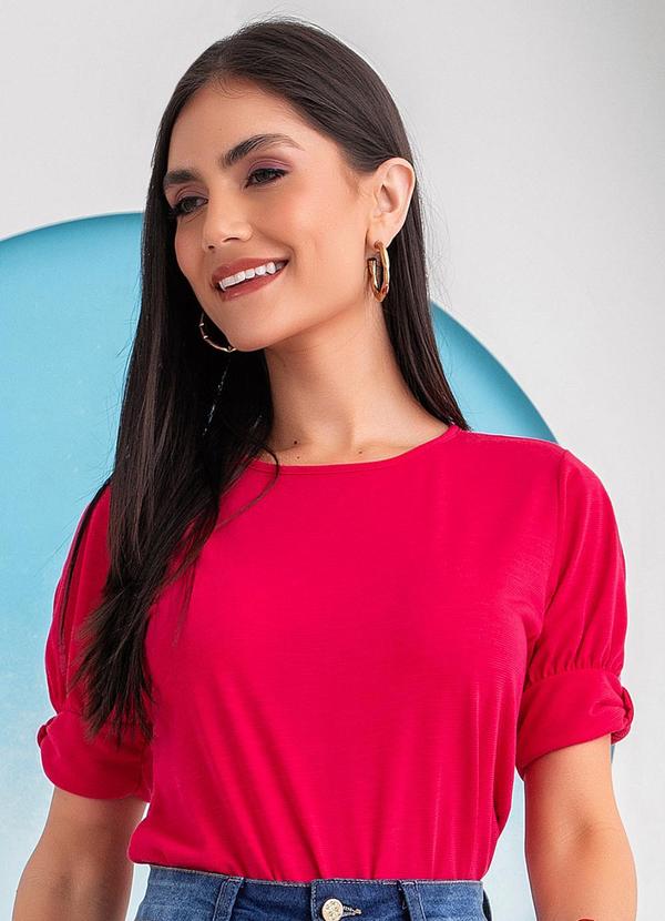 Rosalie - Blusa Pink em Malha Flamê 5