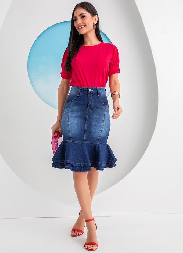 Rosalie - Blusa Pink em Malha Flamê 7