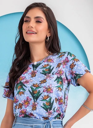 Rosalie - Blusa Ramo de Flores em Malha - ROSALIE