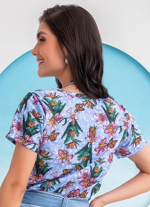Rosalie - Blusa Ramo de Flores em Malha - ROSALIE