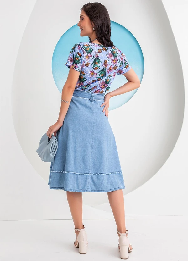 Rosalie - Blusa Ramo de Flores em Malha 4