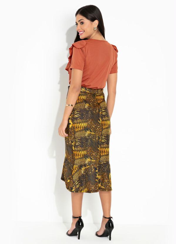 Outlet - Blusa Terracota com Babados 5