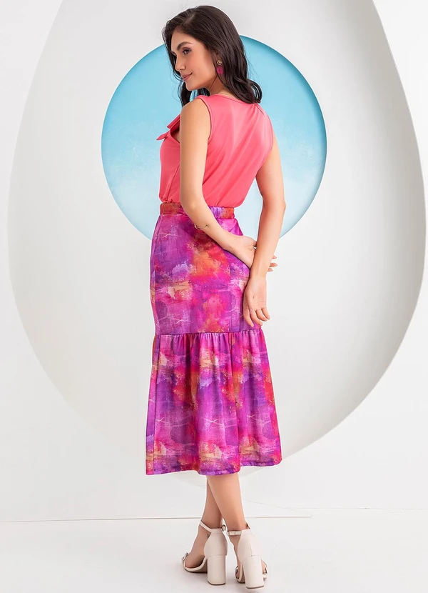 Rosalie - Regata Coral em Malha 4