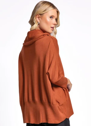 Rosalie - Blusa Terracota em Tricô - ROSALIE