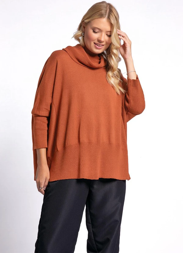 Rosalie - Blusa Terracota em Tricô 3