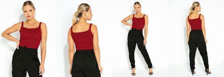 Blusa em Tric Vermelha de Alas