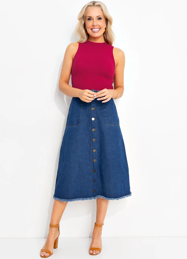 Rosalie - Blusa Pink em Tricô 3