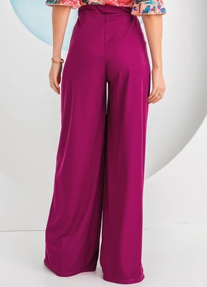 Rosalie - Calça Púrpura em Malha - ROSALIE