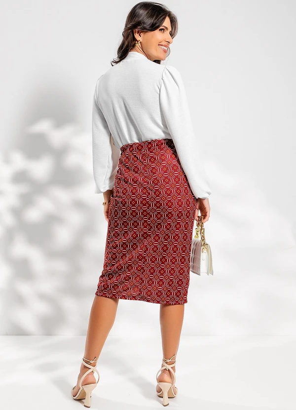 Rosalie - Blusa Off em Crepe Plano 4