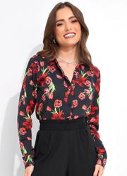 Camisa Preto em Poliflex