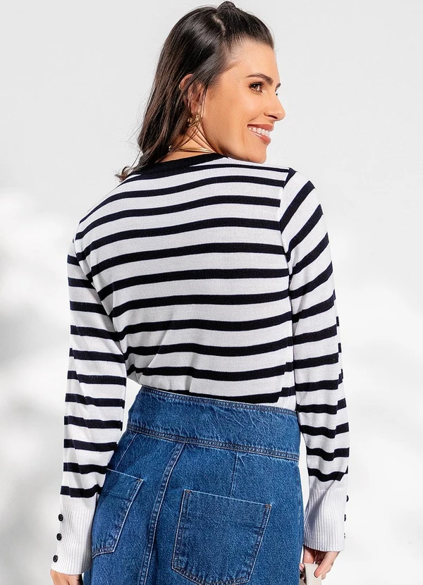 Rosalie - Casaco Branco em Tricô 2