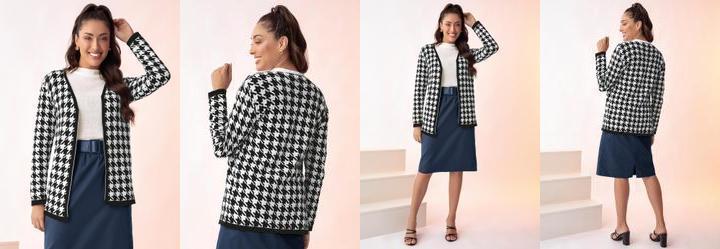 Casaco Preto em Tric