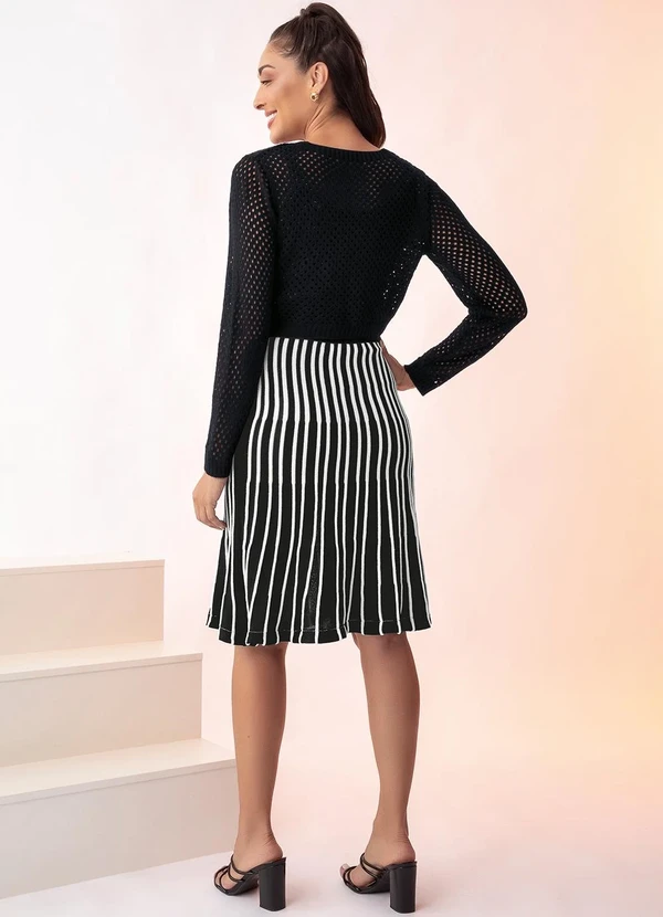 Rosalie - Casaco Preto em Tricô 4