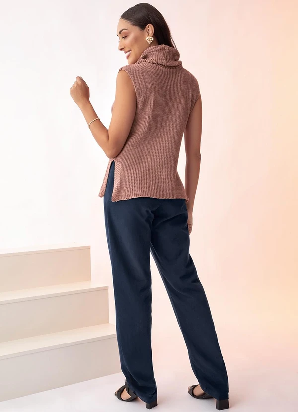 Rosalie - Casaco Rosé em Tricô 4