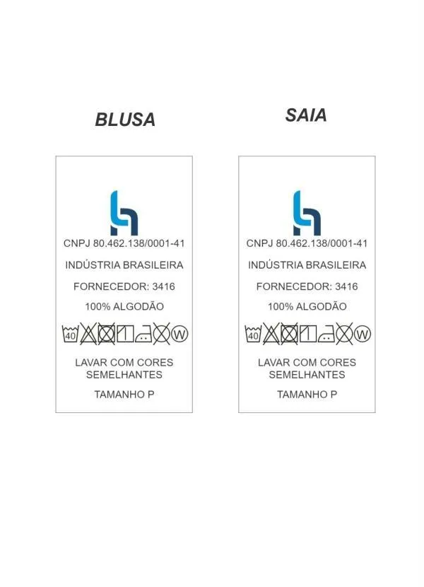 Queima Estoque - Conjunto Marinho Blusa e Saia Moda Evangélica 7