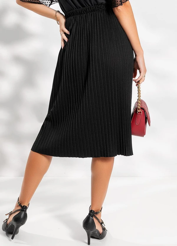 Rosalie - Saia Preto em Malha 2