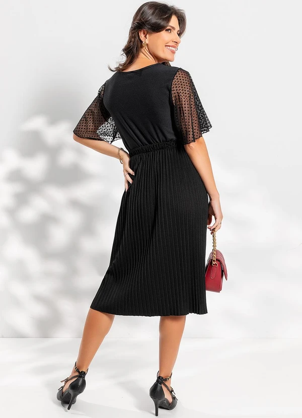 Rosalie - Saia Preto em Malha 4