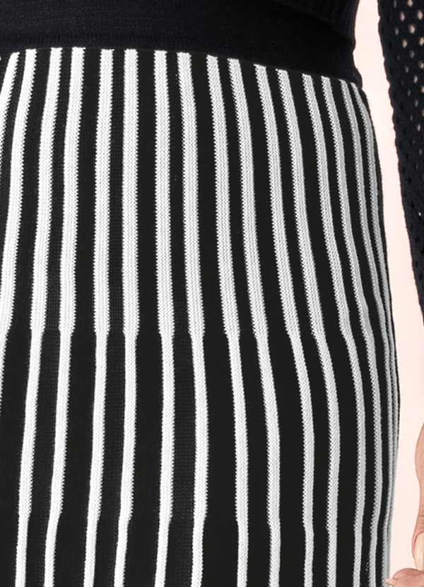 Rosalie - Saia Preto em Tricô 5