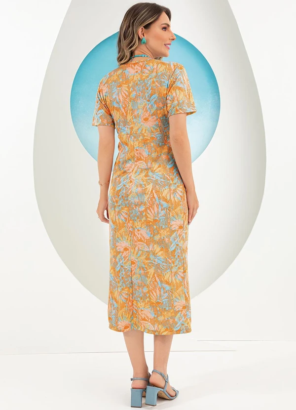 Rosalie - Vestido Floral Aquarelado em 4