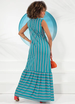Rosalie - Vestido Listrado em Malha - ROSALIE