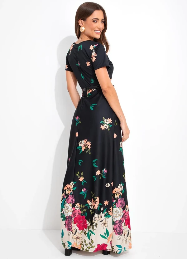 Rosalie - Vestido Preto em Malha 3