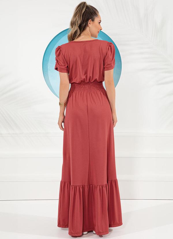 Rosalie - Vestido Terracota em Malha 2