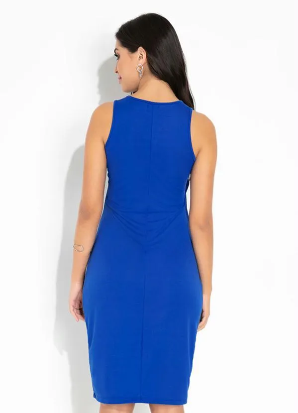 Rosalie - Vestido Azul com Sobreposição 2