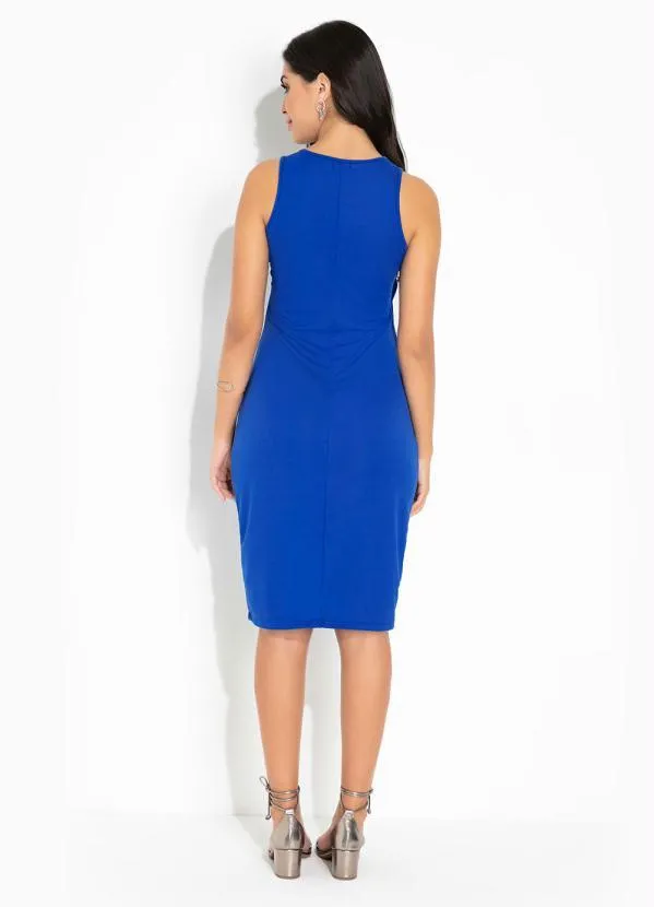 Rosalie - Vestido Azul com Sobreposição 5