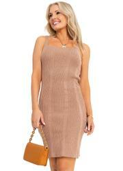 Vestido Bege em Tric