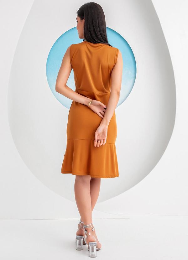 Rosalie - Vestido Caramelo em Malha 4