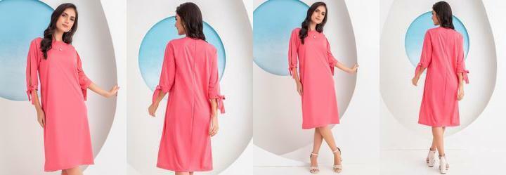 Vestido Coral em Malha