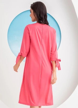 Rosalie - Vestido Coral em Malha - ROSALIE