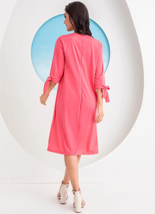 Rosalie - Vestido Coral em Malha 4