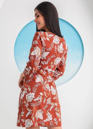 Rosalie - Vestido Floral Boho em Malha de Algodão - ROSALIE
