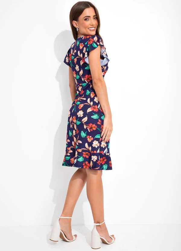 Rosalie - Vestido Floral Colorido em Malha 5