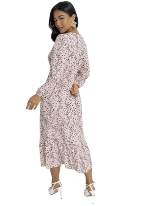Rosalie - Vestido Floral Delicado em Malha - ROSALIE