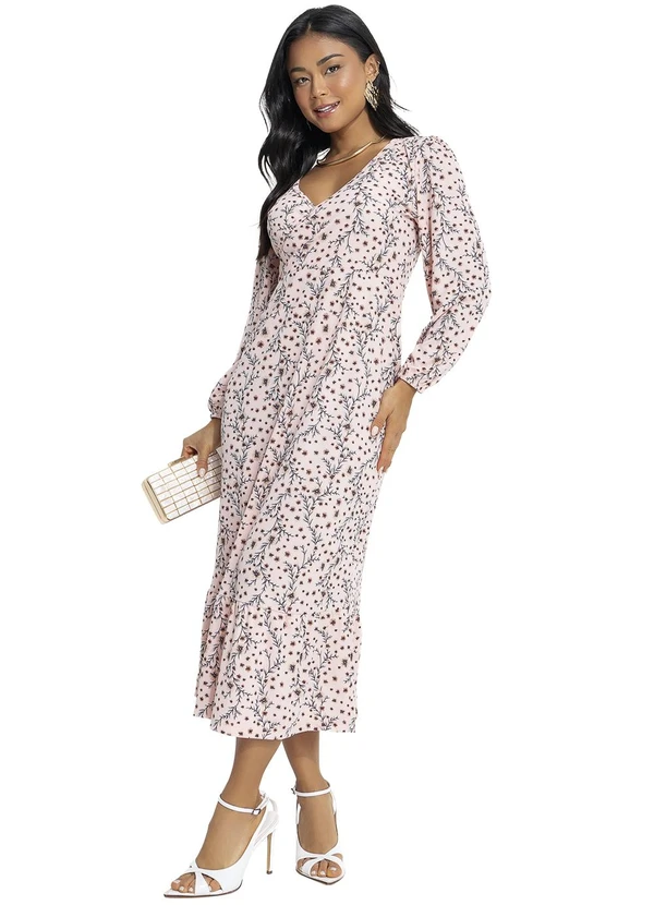 Rosalie - Vestido Floral Delicado em Malha 3