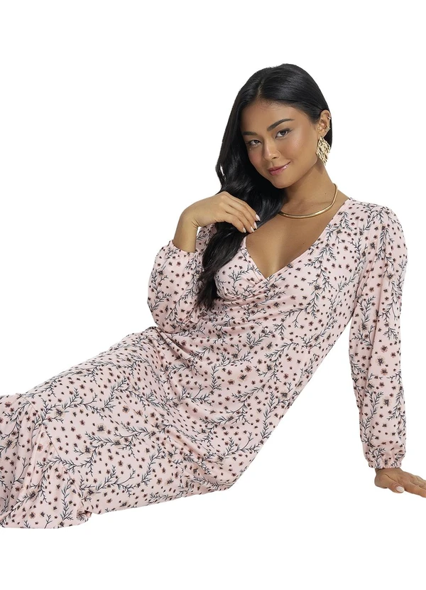 Rosalie - Vestido Floral Delicado em Malha 5