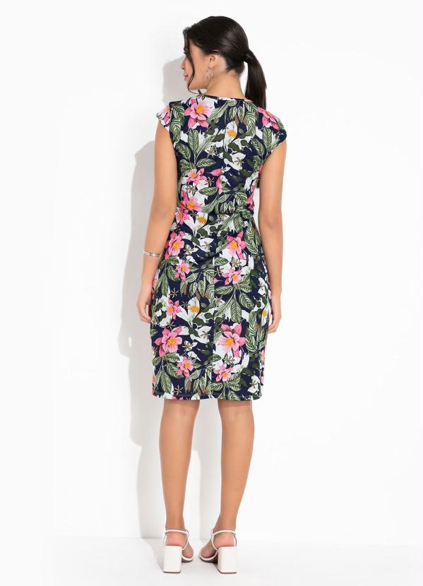 Outlet - Vestido Floral Mangas Copinho 5