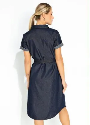 Rosalie - Vestido Jeans Estilo Chemise - ROSALIE