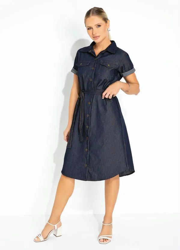 Rosalie - Vestido Jeans Estilo Chemise 4