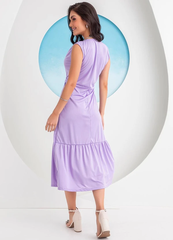 Rosalie - Vestido Lilás em Malha 4